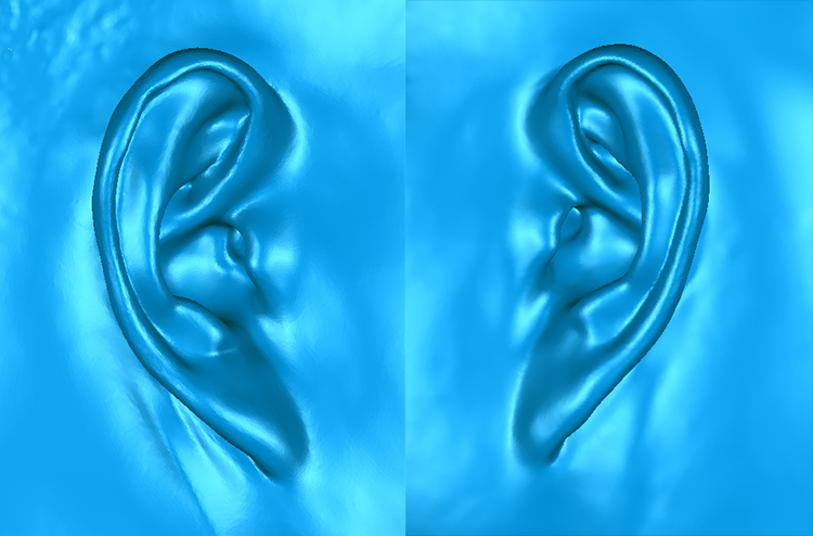 MarvelScan三維掃描儀應(yīng)用于人臉和耳朵三維掃描建模 MarvelScan三維掃描儀應(yīng)用于人臉和耳朵三維掃描建模