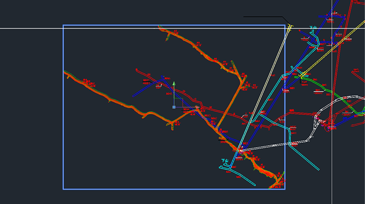 點云數(shù)據(jù)與原圖紙進行對照驗證
