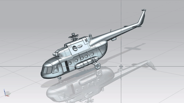將掃描數(shù)據(jù)導(dǎo)入專業(yè)軟件進(jìn)行逆向建模，得到CAD數(shù)據(jù)，為飛機結(jié)構(gòu)的優(yōu)化改進(jìn)及有限元模擬分析等提供數(shù)字化支持。