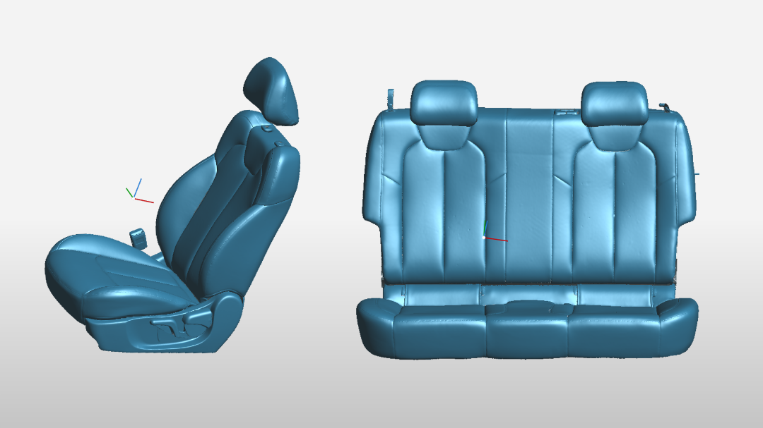 前、后排座椅掃描數(shù)據(jù)
