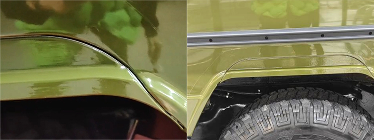 新輪眉與車身完全貼合 新輪眉與車身完全貼合