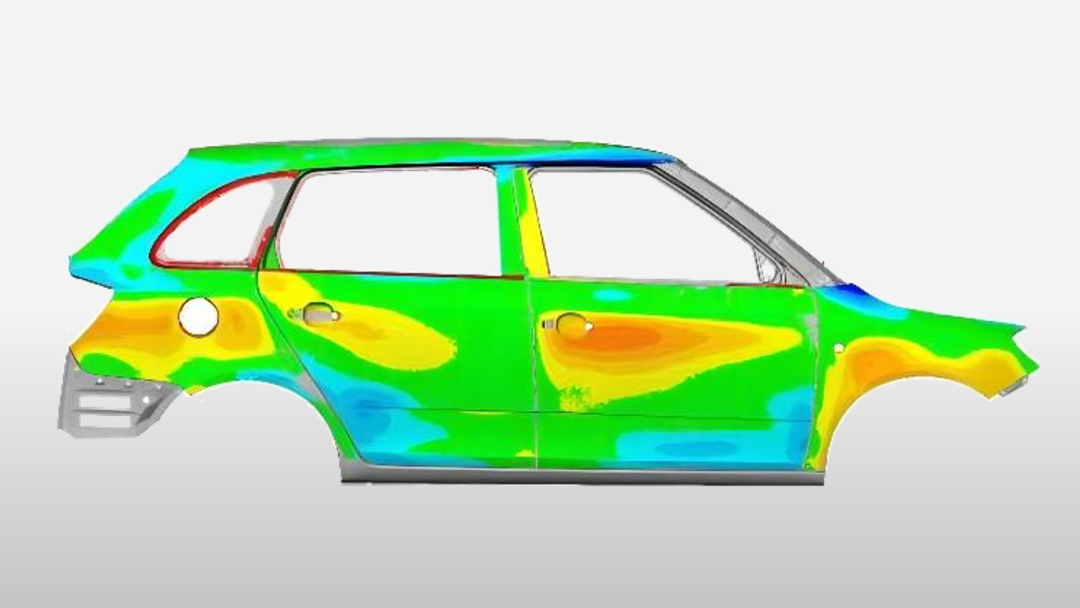 整體型面偏差圖 整體型面偏差圖