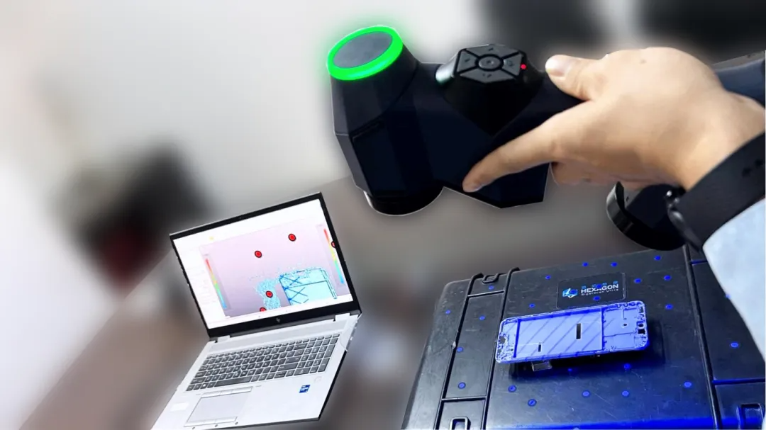 RigelScan手持激光3D掃描儀應(yīng)用于手機(jī)治具的偏差檢測(cè) RigelScan手持激光3D掃描儀應(yīng)用于手機(jī)治具的偏差檢測(cè)